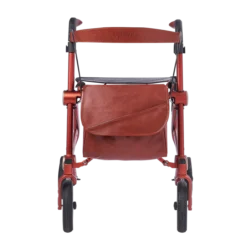 Lightweight Folding 4 Wheeled Walker with Seat | Uplivin Trive Rollator with Oxidized Finish & 8" Wheels | 1 Step Double Folding - Image 16