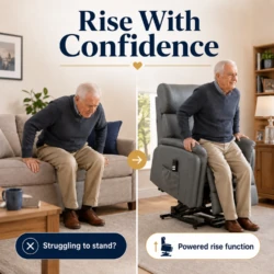 Dual Motor Riser Recliner chair 1