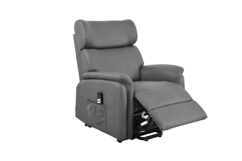 Leather Riser Recliner Riser Recliner Dual Motor Silent Operation