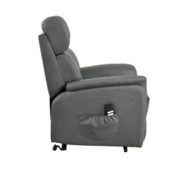 Leather Riser Recliner Riser Recliner Dual Motor Silent Operation