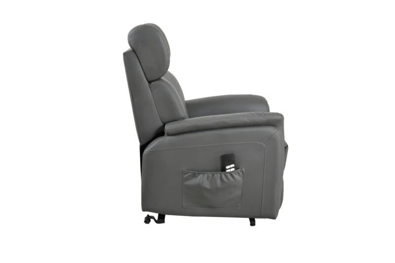 Leather Riser Recliner Riser Recliner Dual Motor Silent Operation