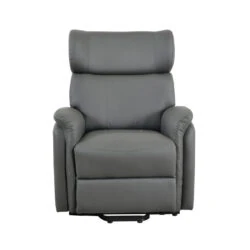 Leather Riser Recliner Riser Recliner Dual Motor Silent Operation