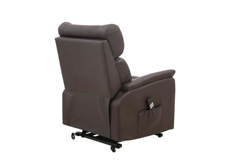 Leather Riser Recliner Riser Recliner Dual Motor Silent Operation
