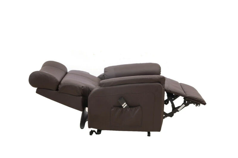 Leather Riser Recliner Riser Recliner Dual Motor Silent Operation