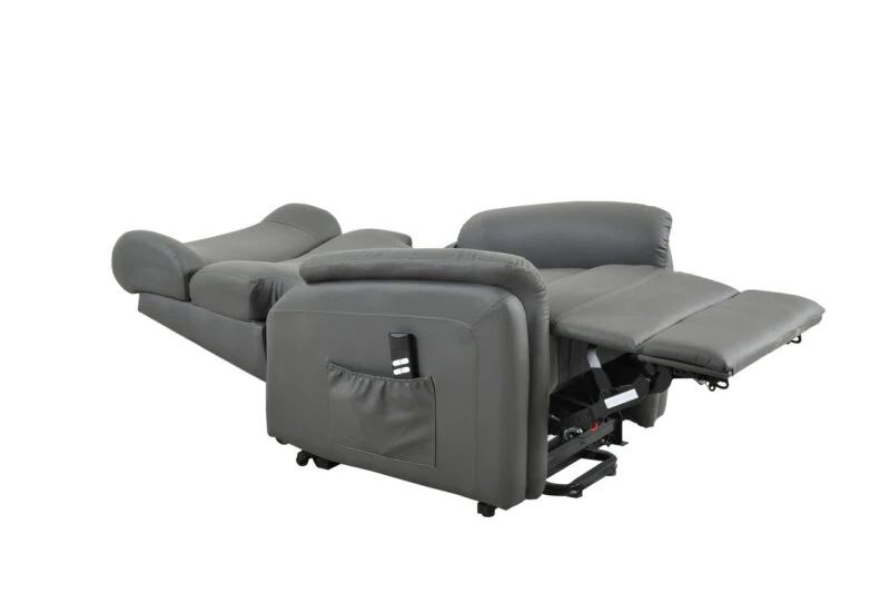 Leather Riser Recliner Riser Recliner Dual Motor Silent Operation
