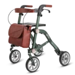 4 wheel rollator-uplivin rollator 4 wheeled walker, rollator walking aid, walking rollator with seat, 4 wheel mobility walker with seat, 4 wheeled walker folding uplivin rollator