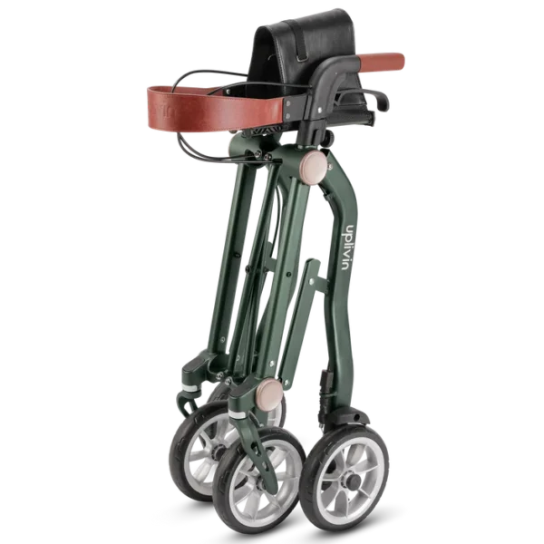 4 wheel rollator-uplivin rollator 4 wheeled walker, rollator walking aid, walking rollator with seat, 4 wheel mobility walker with seat, 4 wheeled walker folding uplivin rollator