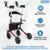 Upright Rollator, Upright Rollator With Forearm Support, Stand Up Walker, Upright Walker As Seen On Tv Uk, Upright Mobility Walker With Seat, Heavy Duty Stand Up Walker With Seat, Upright Walker Uk, Upwalker Lite Uk, Rollator Walker, Mobility Upright Rollator BIO-LEC MOBILITY