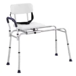 Shower Transfer Bench For Bath with Reversible Seat | Sliding Bath Chair - Image 1