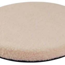 Soft, padded revolving swivel seat with a beige cover.
