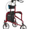 lightweight triwalker-3 wheeled rollator walker with seat.