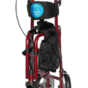 lightweight triwalker-3 wheeled rollator walker with seat