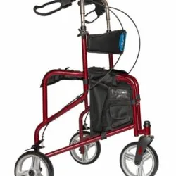 3 Wheel Rollator Walker | Folding Tri Walker With Seat for Elderly