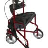 lightweight triwalker-3 wheeled rollator walker with seat.
