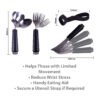 Adaptive Silverware For Elderly, Disabled Cutlery, Elderly Spoons, Feeding Spoons For Elderly,