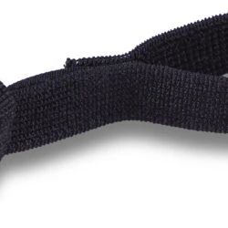 Black utensil strap for adaptive silverware.