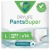 Adult Pull Up Incontinence Pants | Drylife Pants Super | Size: Large Pack of 14 | Absorption: 1850ml