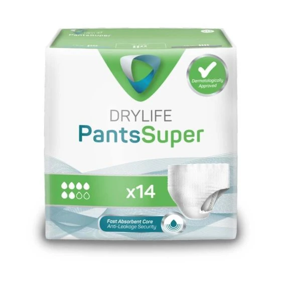 Adult Pull Up Incontinence Pants | Drylife Pants Super | Size: Large Pack of 14 | Absorption: 1850ml - Image 4