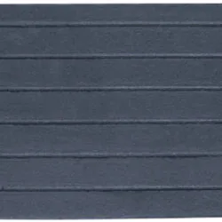 Black accessibility ramp with textured surface.