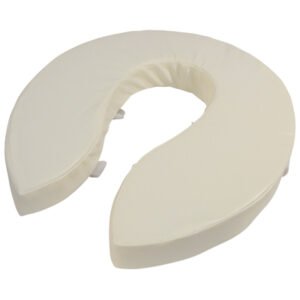 Foam Padded Raised Toilet Seat | Toilet Seat Extender for Elderly & Disabled