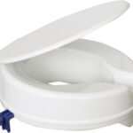 Plastic Raised Toilet Seat with Lid | Toilet Raiser Seat - Image 1