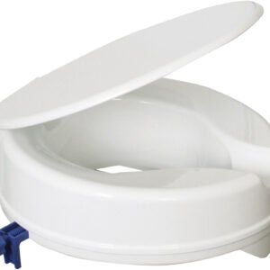 Plastic Raised Toilet Seat with Lid | Handicap Raised Toilet Seat