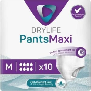 Drylife Maxi Incontinence Pants | Adult Pull Up Pants | Pack of 10 | Absorption: 2200ml