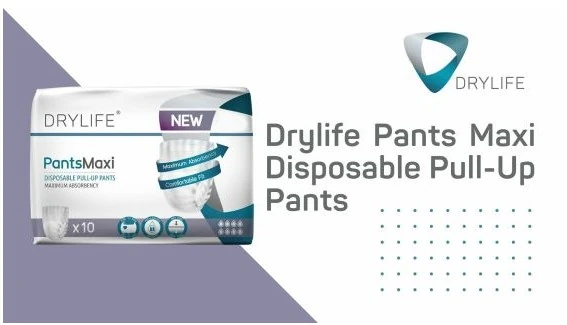 Drylife Maxi Incontinence Pants | Adult Pull Up Pants | Pack of 10 | Absorption: 2200ml - Image 4