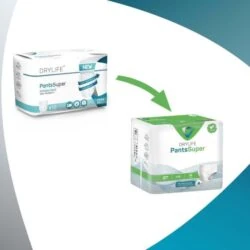 Adult Pull Up Incontinence Pants | Drylife Pants Super | Size: Large Pack of 14 | Absorption: 1850ml - Image 2