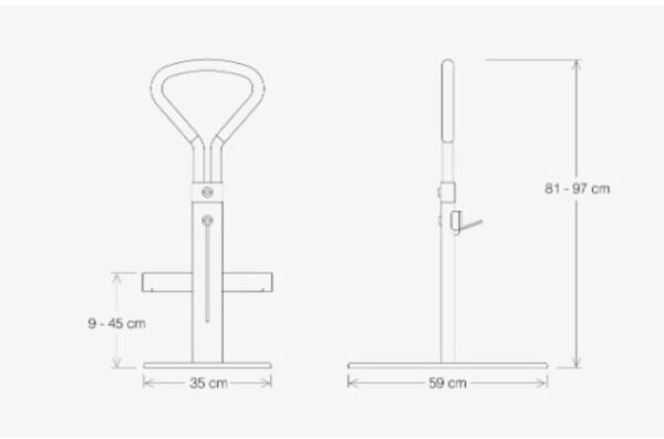 bed and sofa assist rails for elderly & disabled