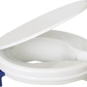 Plastic Raised Toilet Seat with Lid | Handicap Raised Toilet Seat