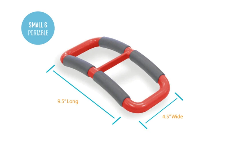 Stander Handy Handle with dimensions 9.5 inches long and 4.5 inches wide.