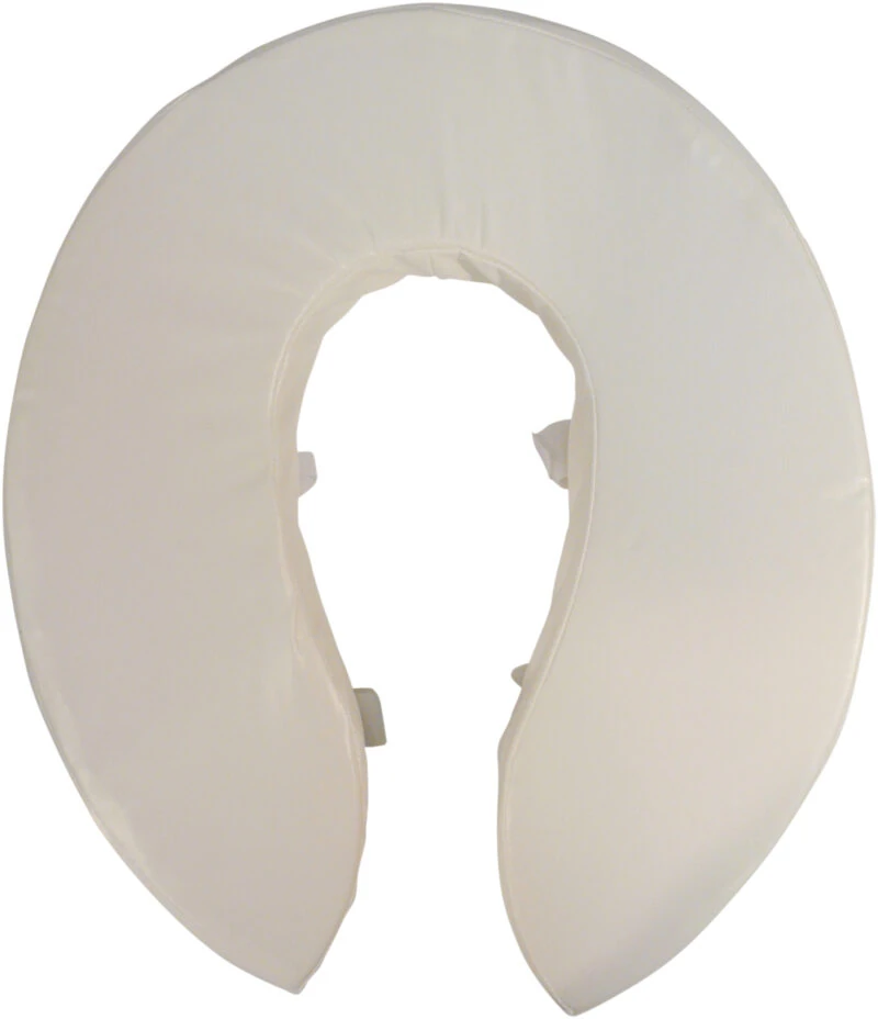 Foam Padded Toilet Seat Raised | Toilet Raiser for Elderly & Disabled - Image 3