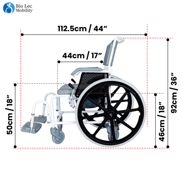 BIO-LEC-MOBILITY-Commode-Wheelchair