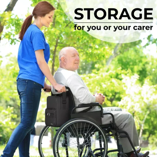 Wheelchair Bag Large Side Under Seat Storage - Image 9
