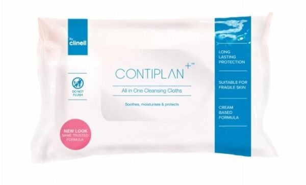 Cleaning Cloths Wipes for Adults & Elderly Contiplan Wipes, Incontinence Wipes, Cleansing Cloths Bio-Lec UK