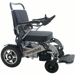 Electric Wheelchair Foldable | Power Wheelchair | Ergofold Elite Folding Electric Wheelchair with 2 x 10AH Batteries