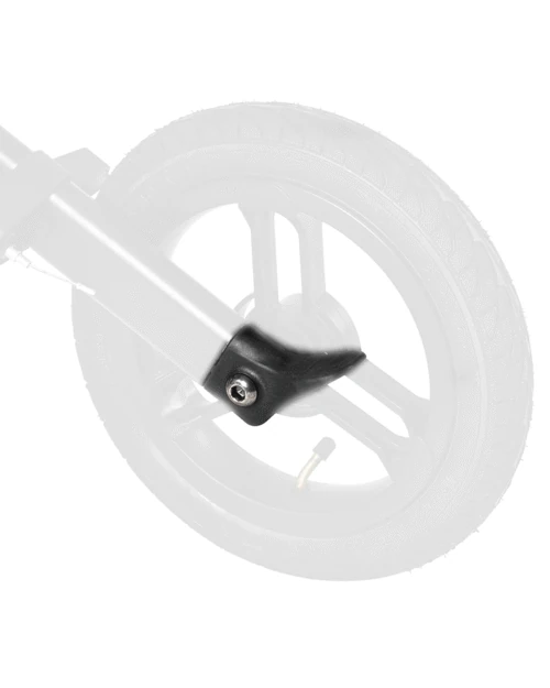 Front wheel with fork for Mobilex Puma Air Rollator.