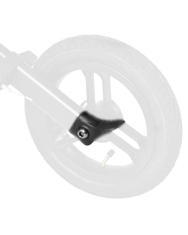 Front wheel with fork for Mobilex Puma Air Rollator.