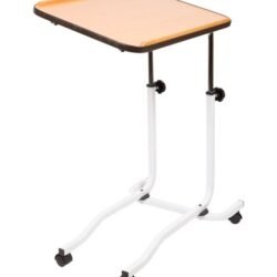 Hospital Overbed Table With Wheels | Bed Side Table for Elderly | Floating, Lightweight & Strong - Image 1