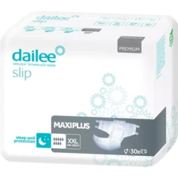 Dailee Slip Premium Maxi Plus XXL incontinence pads packaging.