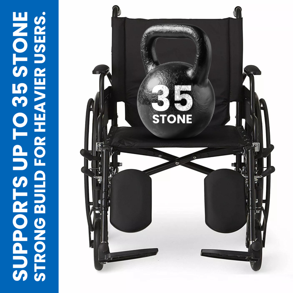 Bariatric Wheelchair-Self Propelled Folding Wheelchair-Heavy duty wheelchair