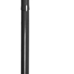 Black folding walking stick with a gel handle and wrist strap.