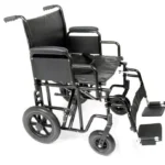 Bariatric Heavy Duty Transit Wheelchair | Heavy Duty Attendant Propelled Transit Wheelchair with Extra Wide Seat - Image 8
