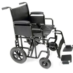 Bariatric Heavy Duty Transit Wheelchair | Heavy Duty Attendant Propelled Transit Wheelchair with Extra Wide Seat - Image 8