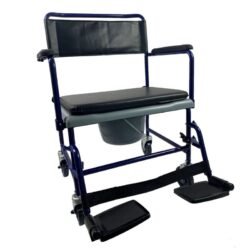 Heavy Duty Bariatric Wheeled Commode | Mobile Commode with Wide Seat & Max Weight Capacity Upto 35st - Image 1
