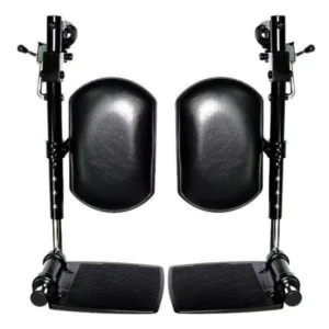 Extra Wide Seat Folding Wheelchair Self Propelled with Leg-rests