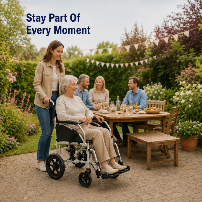 Aluminum Transit Wheelchair