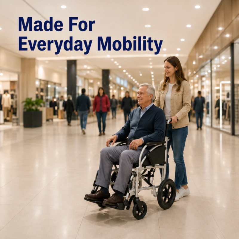 Aluminum Transit Wheelchair