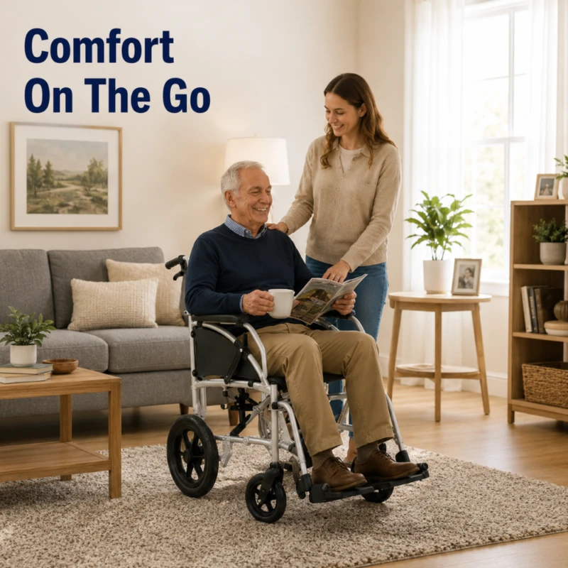Aluminum Transit Wheelchair